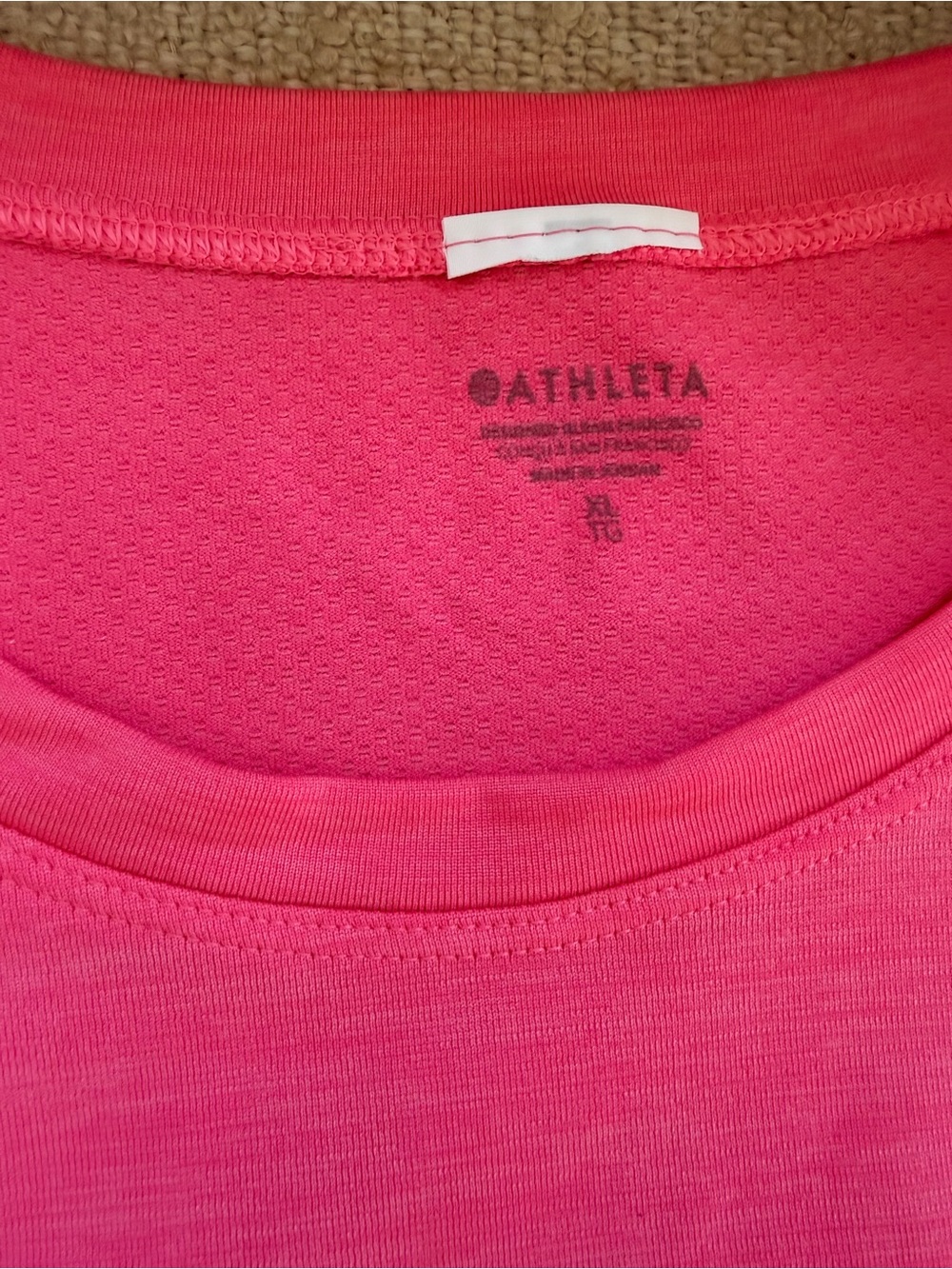 💗Athleta Ultimate Muscle Tank in Cerise Pink XL💗 - Picture 6 of 6